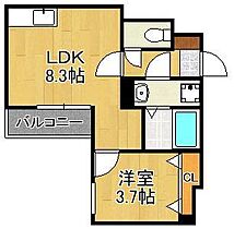 platino片野  ｜ 福岡県北九州市小倉北区片野新町1丁目（賃貸アパート1LDK・3階・30.53㎡） その2