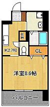 グラーツィア畠中  ｜ 福岡県北九州市小倉北区三萩野1丁目（賃貸マンション1K・3階・30.45㎡） その2