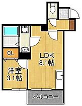 フェリシティ三萩野  ｜ 福岡県北九州市小倉北区片野1丁目（賃貸アパート1LDK・1階・28.65㎡） その2