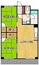 マルマン黄金ビル  ｜ 福岡県北九州市小倉北区黄金2丁目（賃貸マンション2LDK・2階・51.00㎡） その2