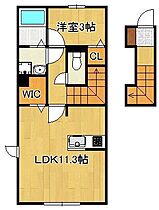 オリオン  ｜ 福岡県北九州市小倉北区貴船町（賃貸アパート1LDK・2階・42.37㎡） その2