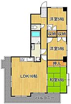 エル片野I  ｜ 福岡県北九州市小倉北区片野4丁目（賃貸マンション3LDK・7階・73.94㎡） その2