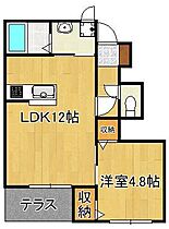 エスプランティ　SGK  ｜ 福岡県北九州市小倉北区大畠2丁目（賃貸アパート1LDK・1階・40.49㎡） その2