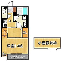ブランシェ三萩野 2階/-