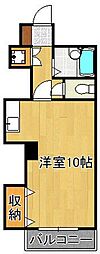 アーバンライフ神岳 ワンルームの間取図画像