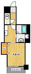 片野タカヤコーポレーションビル 1Kの間取図画像