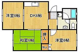 メゾン・ド・ルーブル 3DKの間取図画像