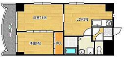 ロイヤルエレガンス80 2LDKの間取図画像