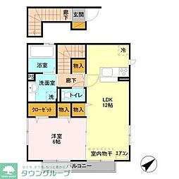 間取図画像 1LDK