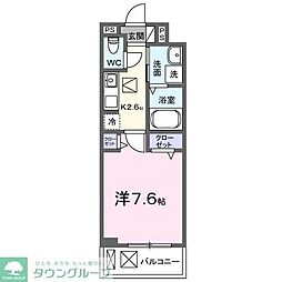 ＣＡＲＮＡＢＹ（カーナビー） 1階1Kの間取り