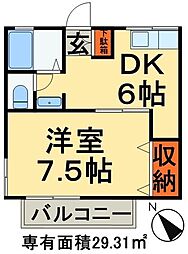 間取図画像 1DK