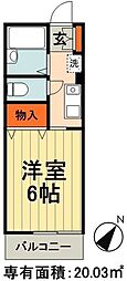 間取図画像 1K