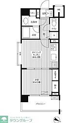 Ｔ・Ｏ　ＢＬＤＧ．1ｓｔ． 6階1DKの間取り