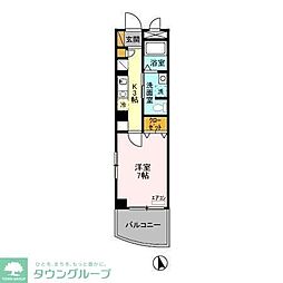 ＧＯＴＯ　II 9階1Kの間取り