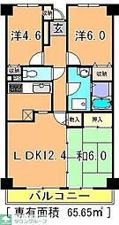 ヴェルドミールゆりのき台 1階3LDKの間取り