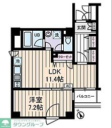 プリマヴェーラ問屋町 2階1LDKの間取り