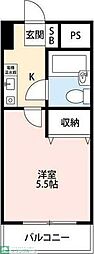 間取図画像 1K
