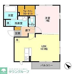 コンフォート1 1LDKの間取図画像