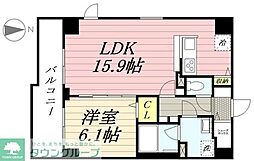 GRANPASEO東向島 1LDKの間取図画像