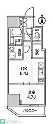 ALTERNA亀戸3 1DKの間取図画像