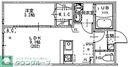 KEIAI RESIDENCE 北習志野 1LDKの間取図画像