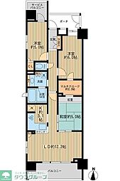 エコロジー錦糸町レジデンス 3LDKの間取図画像