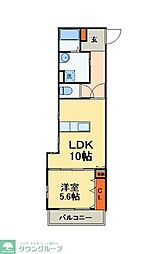 EverOne 1LDKの間取図画像