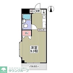 シティハイツ ワンルームの間取図画像