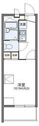 レオパレス本千葉駅前 1Kの間取図画像