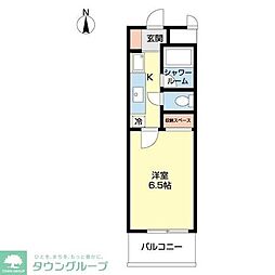 サウスウィングsSoga 1Kの間取図画像