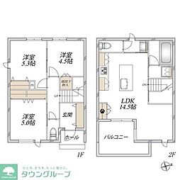 WITH 3LDKの間取図画像