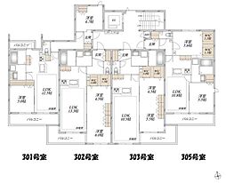 浦安市堀江4丁目マンション 2LDKの間取図画像