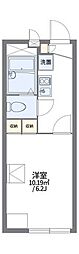 レオパレスドエル 1Kの間取図画像