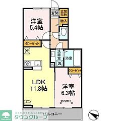 物件の間取り