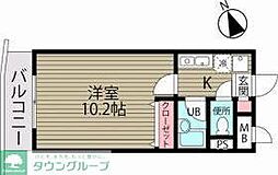 ダイヤマンション 1Kの間取図画像