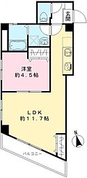 REPURE西葛西レジデンス 1LDKの間取図画像
