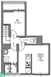 OPEN RISE小岩I 1DKの間取図画像
