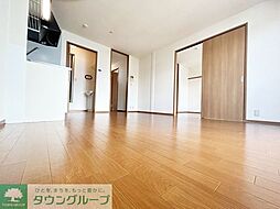 JR総武線 稲毛駅 バス15分 団地十字路下車 徒歩10分の賃貸アパート 1階2LDKのリビング/ダイニング