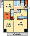 ウィルテラス千葉中央6階14.3万円