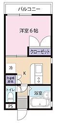 間取図画像 1DK