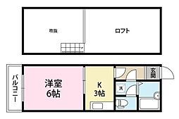 間取図画像 1K