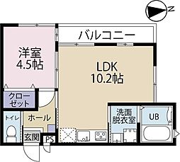 間取図画像 1LDK