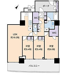 間取図画像 3LDK