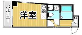 福岡県福岡市中央区唐人町１丁目（賃貸アパート1R・5階・18.22㎡） その2