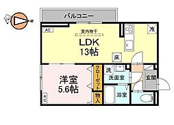 間取図画像 1LDK