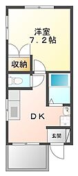 間取図画像 1DK