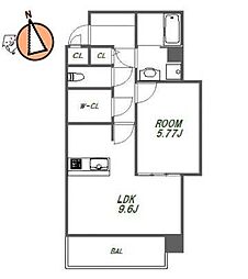 JR牟岐線 二軒屋駅 徒歩7分の賃貸マンション 4階1LDKの間取り
