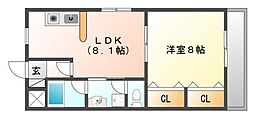 間取図画像 1LDK