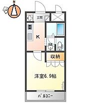 徳島県徳島市北矢三町2丁目（賃貸アパート1K・1階・24.70㎡） その2