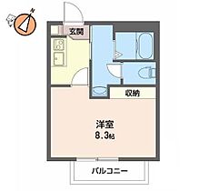 徳島県徳島市安宅1丁目（賃貸アパート1K・1階・25.13㎡） その2